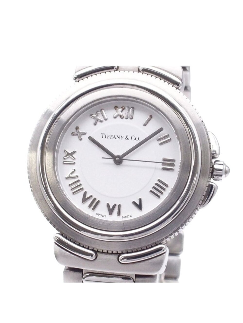 Tiffany & Co Intaglio White Dial SS Watch